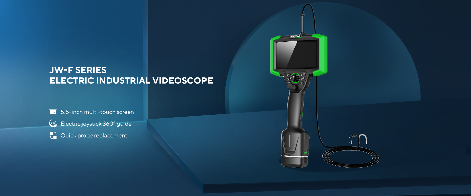 JW-F Series Motorized Industrial Endoscope