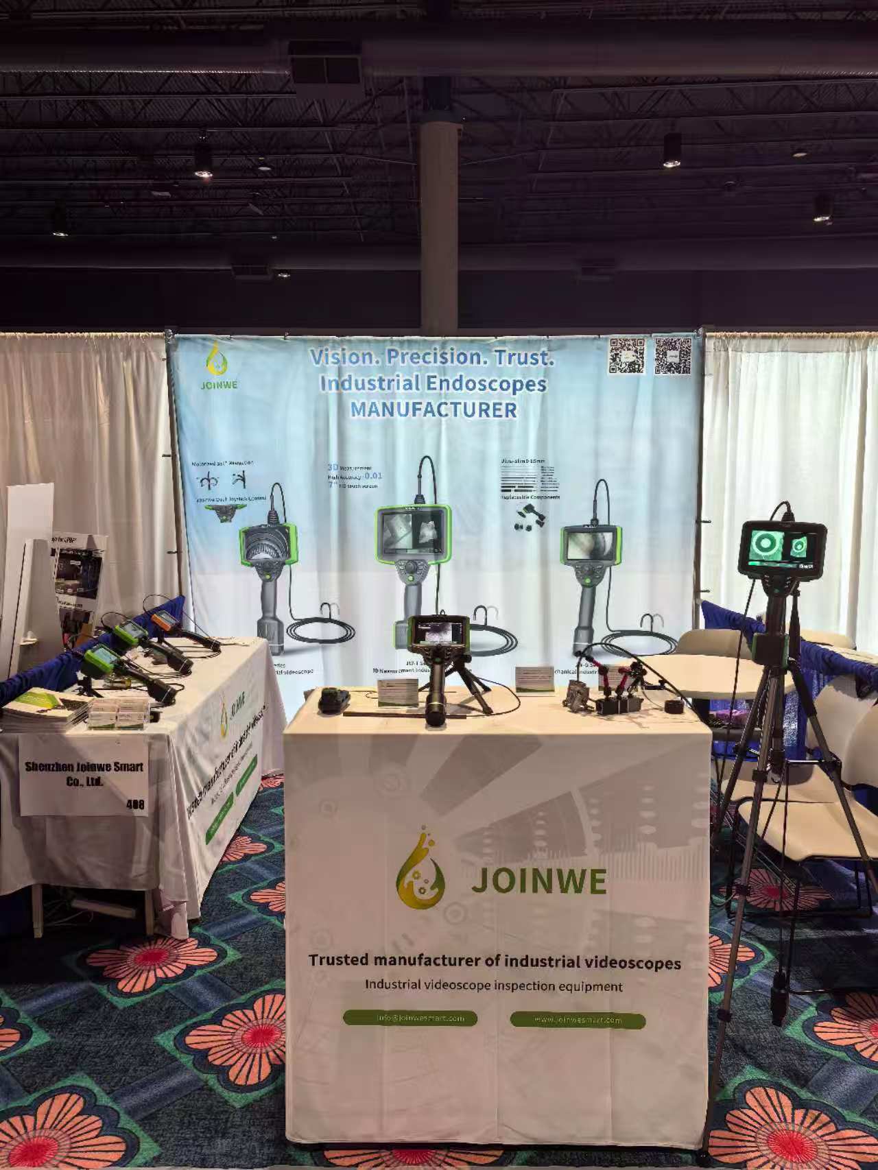 Day 1! JOINWE Showcases Innovative Endoscope Solutions at ASNT 2025 — Booth 408