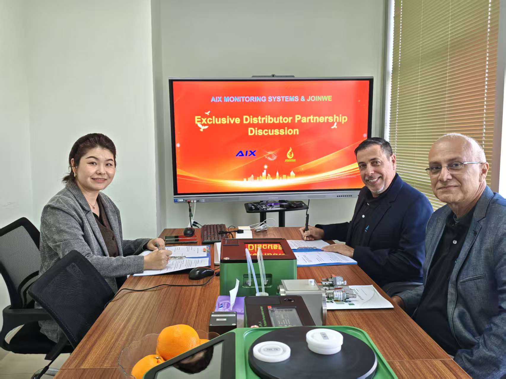 JOINWE Signs Exclusive Distribution Partnership with AIX MONITORING SYSTEMS