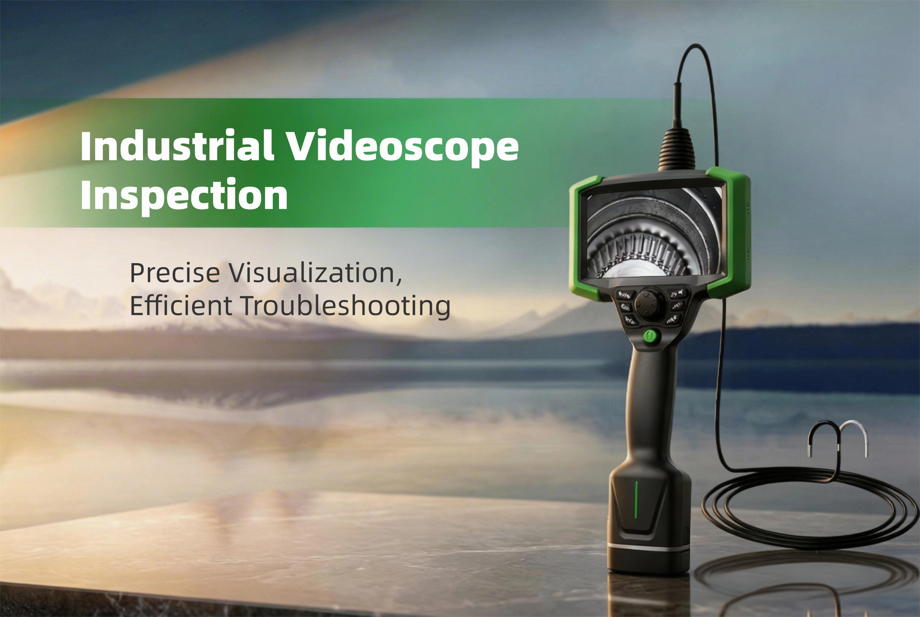 JOINWE JW-F Series Motorized Industrial Videoscope One-Click One-Hand Control