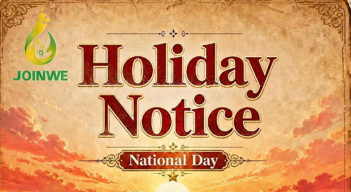 JOINWE National Day Holiday Notice